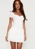 Bluegrove Mini Dress White sold by Princess Polly