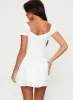 Bluegrove Mini Dress White sold by Princess Polly