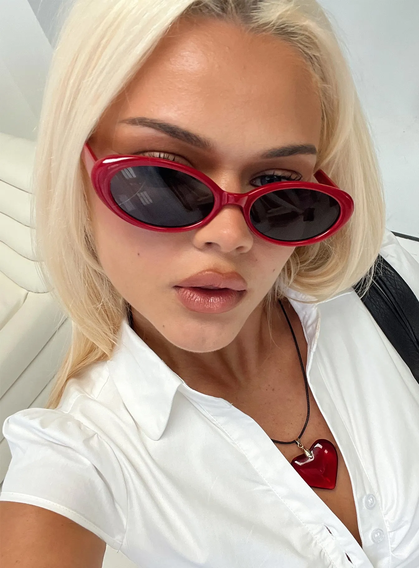 Beenna Sunglasses Wine sold by Princess Polly