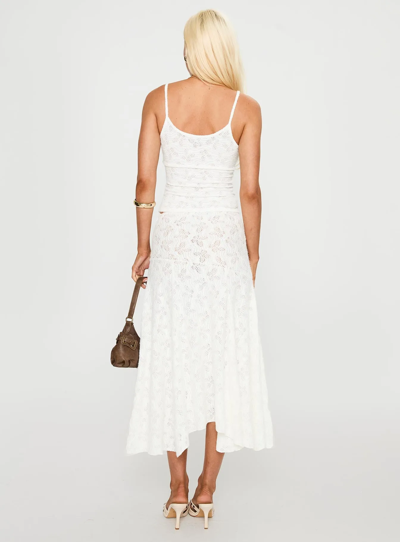 Tidal Midi Skirt Foam sold by Princess Polly product image thumbnail 5