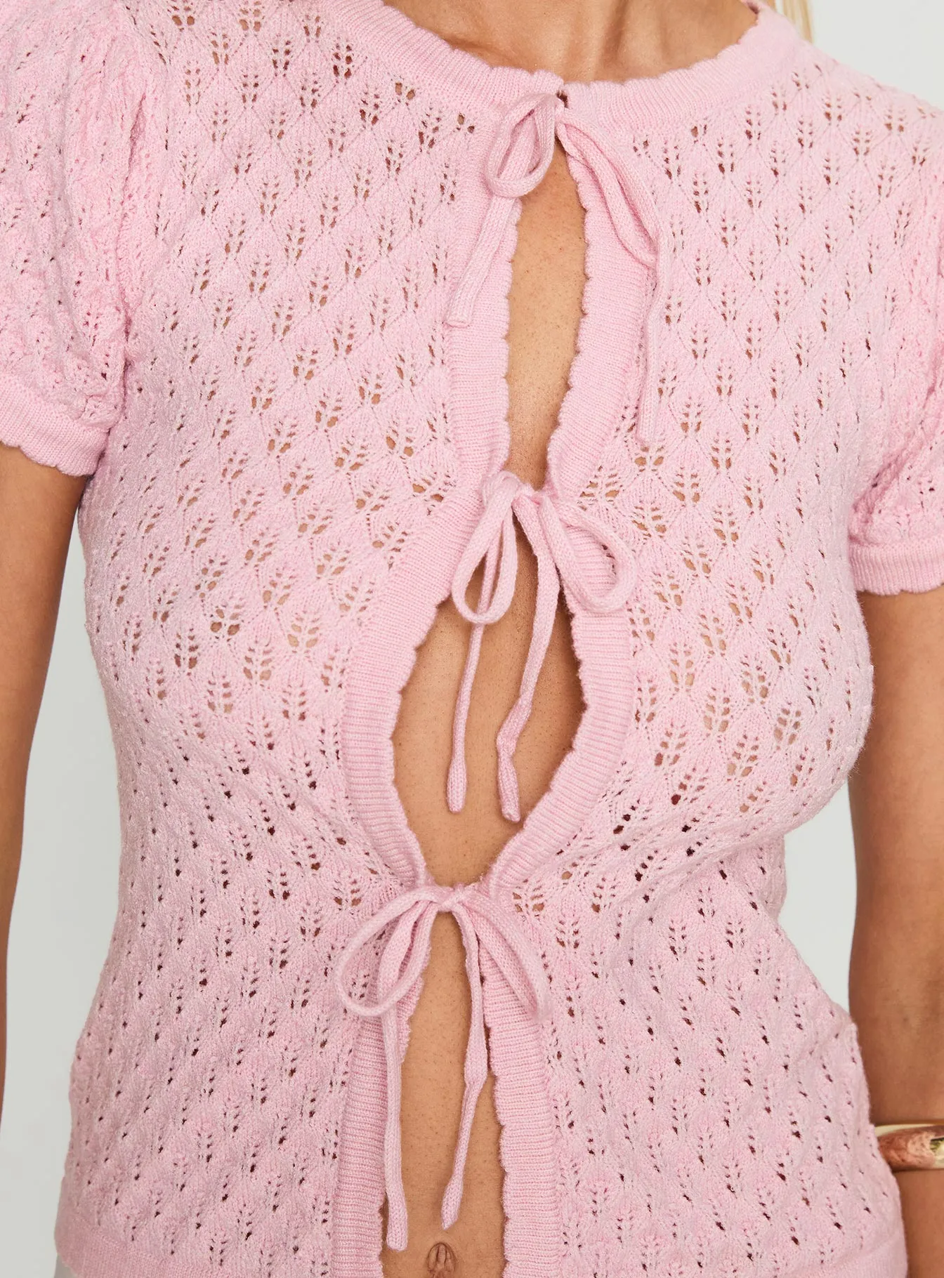 Mari Knit Top Pink sold by Princess Polly product image thumbnail 5