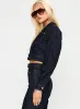 Stallion Cropped Jacket Indigo sold by Princess Polly