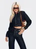 Stallion Cropped Jacket Indigo sold by Princess Polly