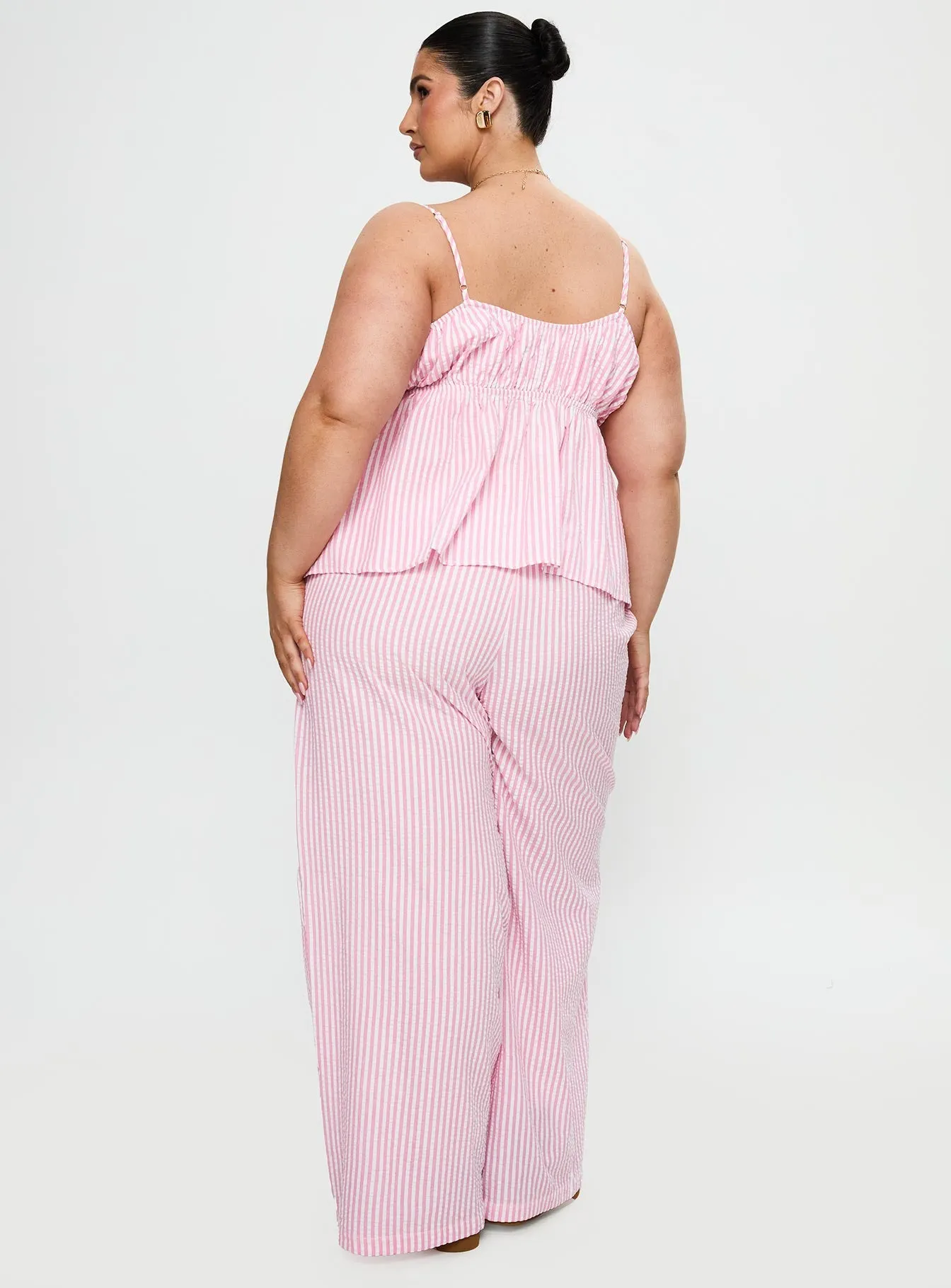 Cassini Set Pink Stripe Curve sold by Princess Polly product image thumbnail 5