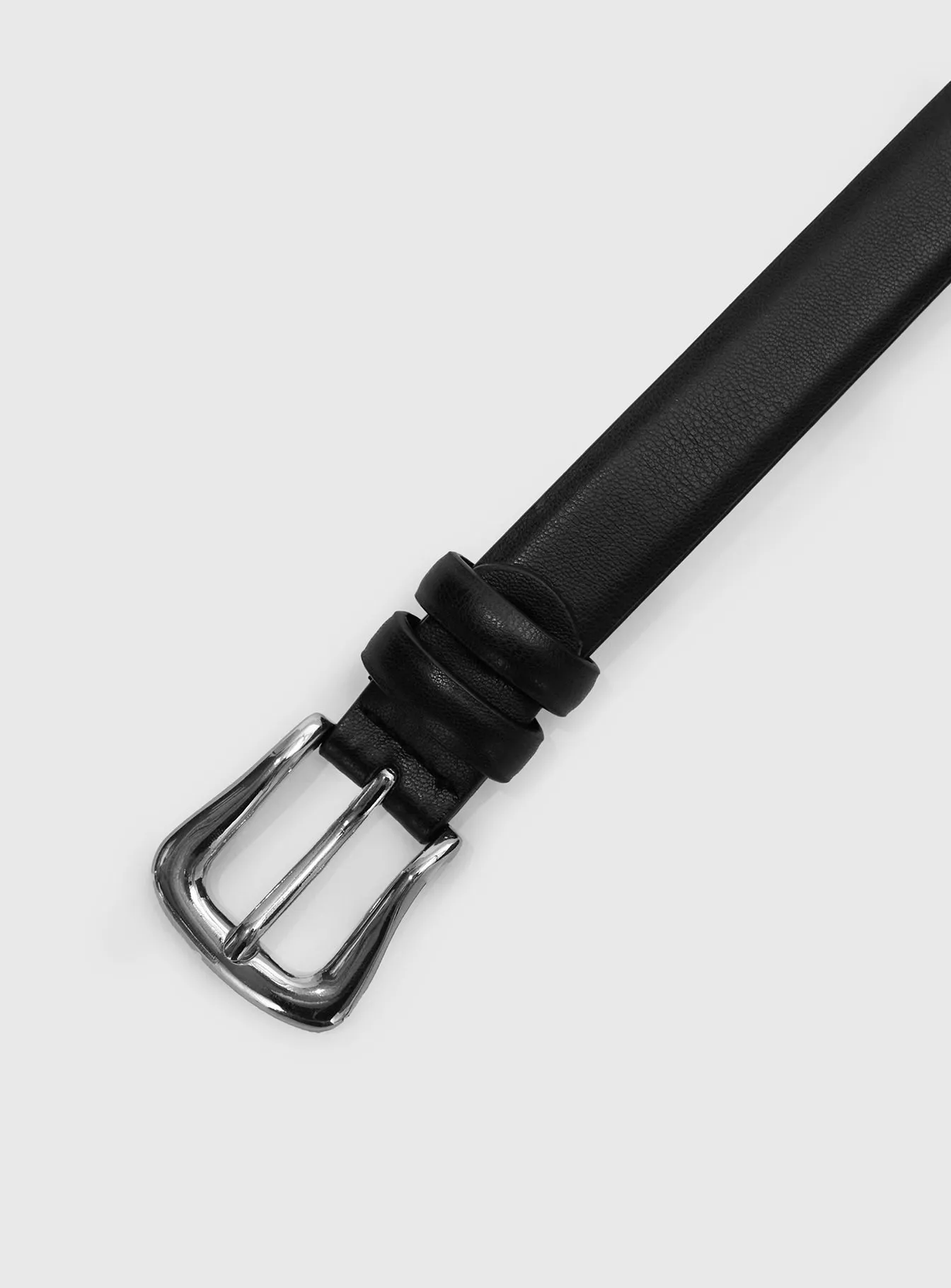 Rowland Belt Black / Silver sold by Princess Polly product image thumbnail 3