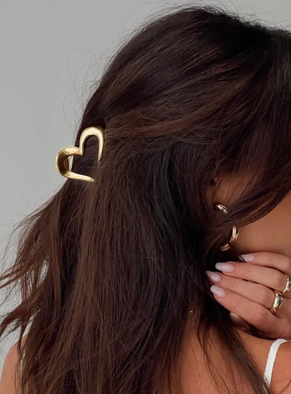 Sweet Like Cinnamon Clip Gold sold by Princess Polly