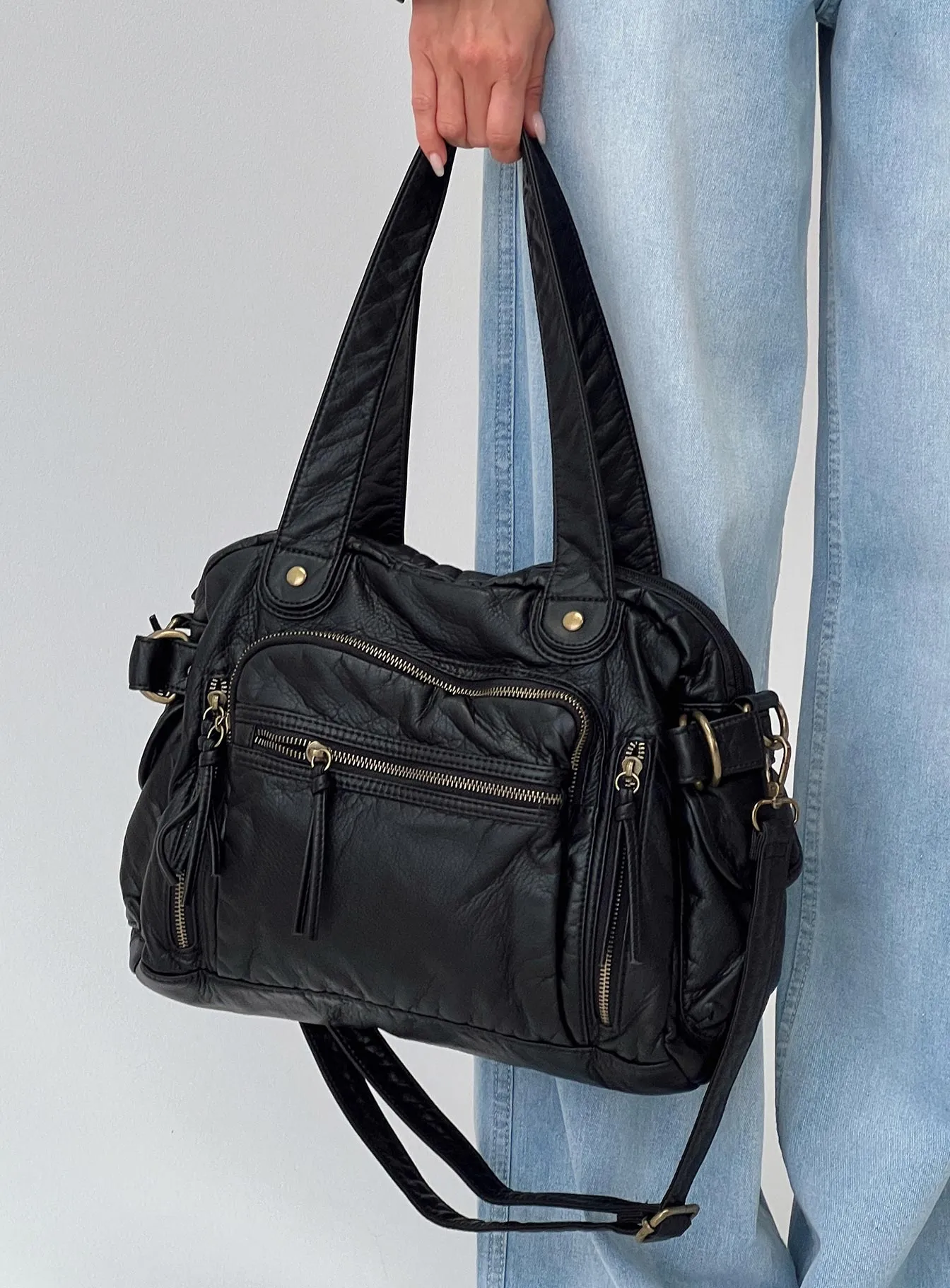 Make Memories Bag Black sold by Princess Polly