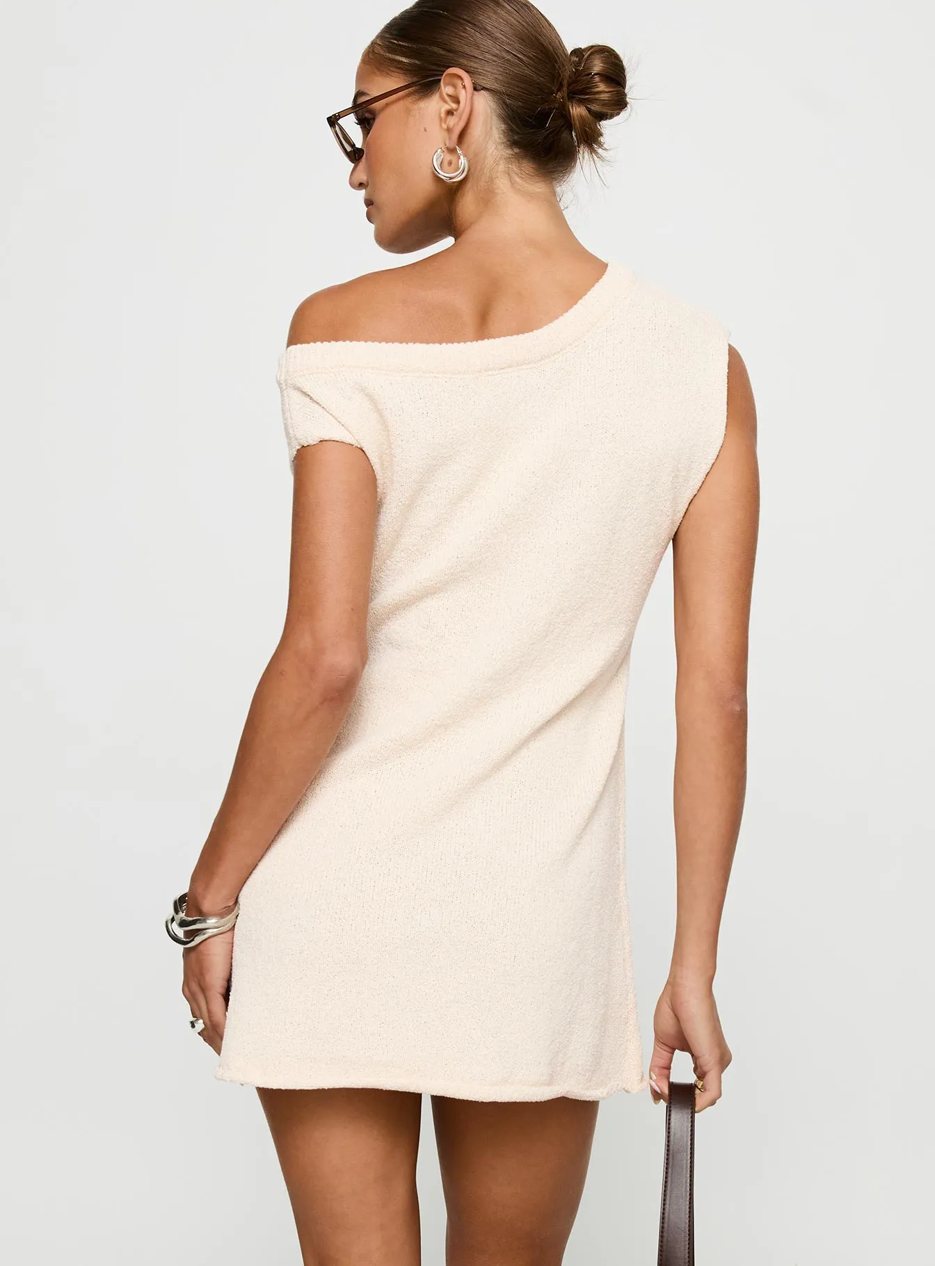 Liberation Off The Shoulder Mini Dress White sold by Princess Polly product image thumbnail 5