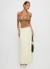 Su Casa Low Waist Maxi Skirt Yellow sold by Princess Polly
