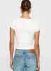 We Could Go Lace Detail Top White sold by Princess Polly