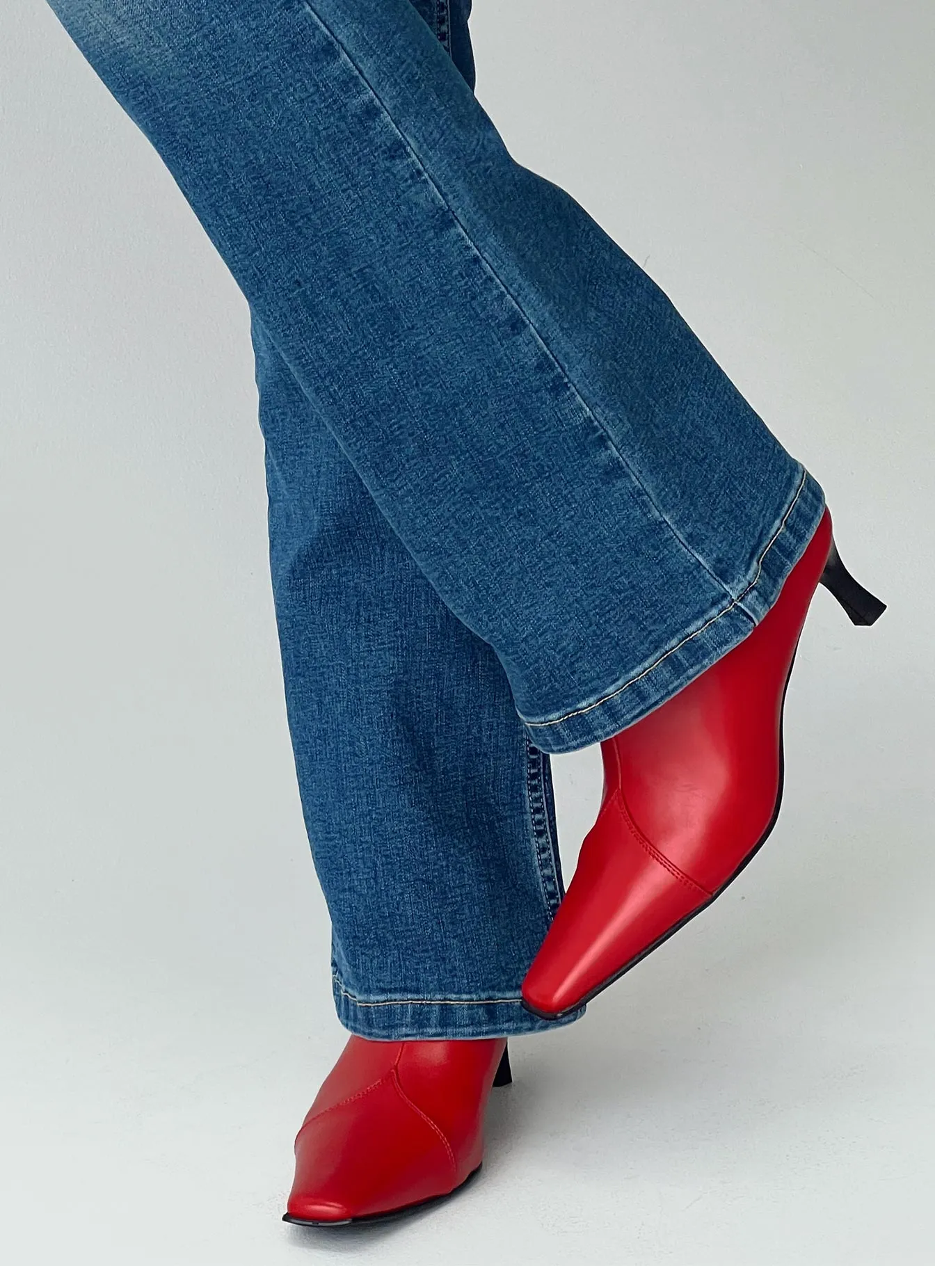 Flyn Boots Red sold by Princess Polly