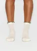 Set For Life Frill Socks White / Black sold by Princess Polly