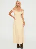 Bryar Maxi Dress Yellow sold by Princess Polly