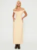 Bryar Maxi Dress Yellow sold by Princess Polly