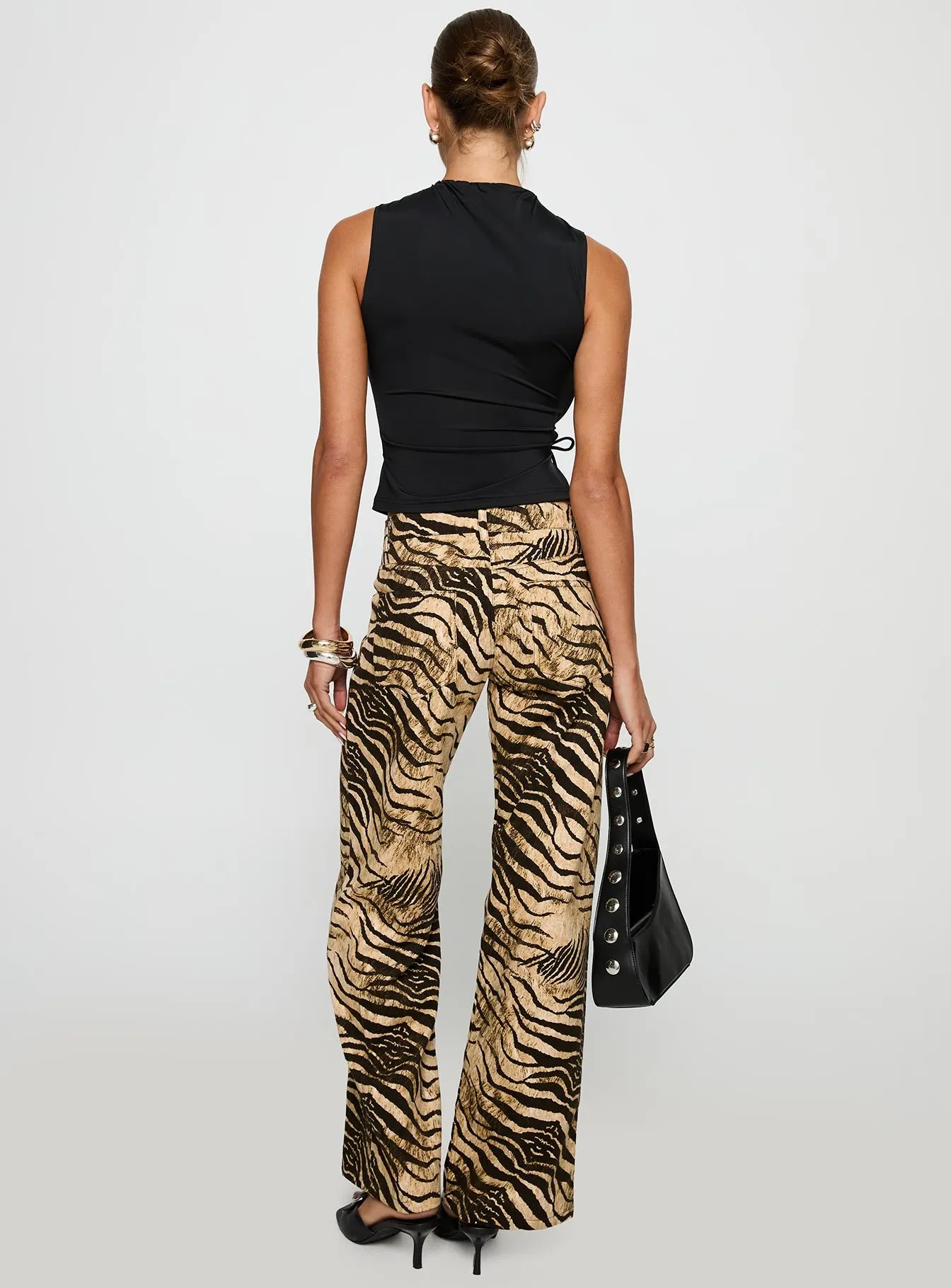 Low Rise Roomy Pants Multi sold by Princess Polly product image thumbnail 5