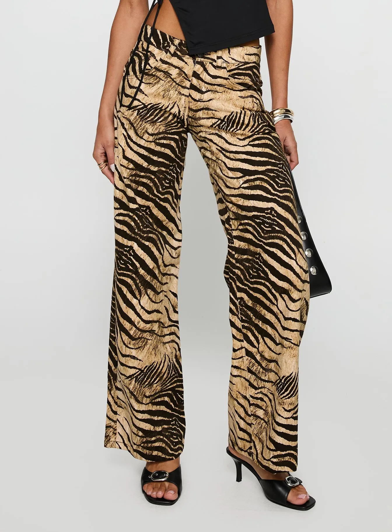 Low Rise Roomy Pants Multi sold by Princess Polly product image thumbnail 2