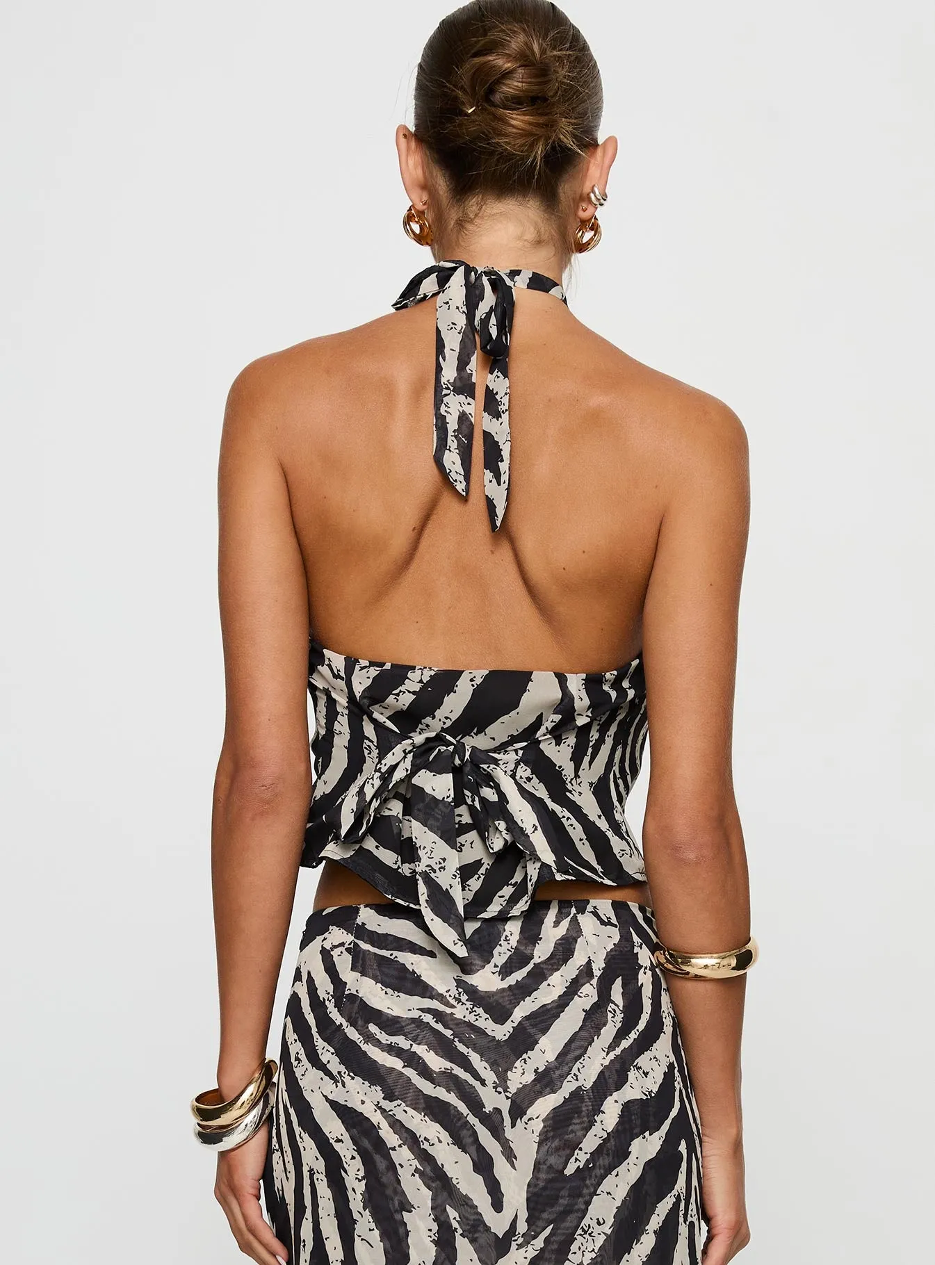 Eleganza Top Zebra sold by Princess Polly product image thumbnail 5