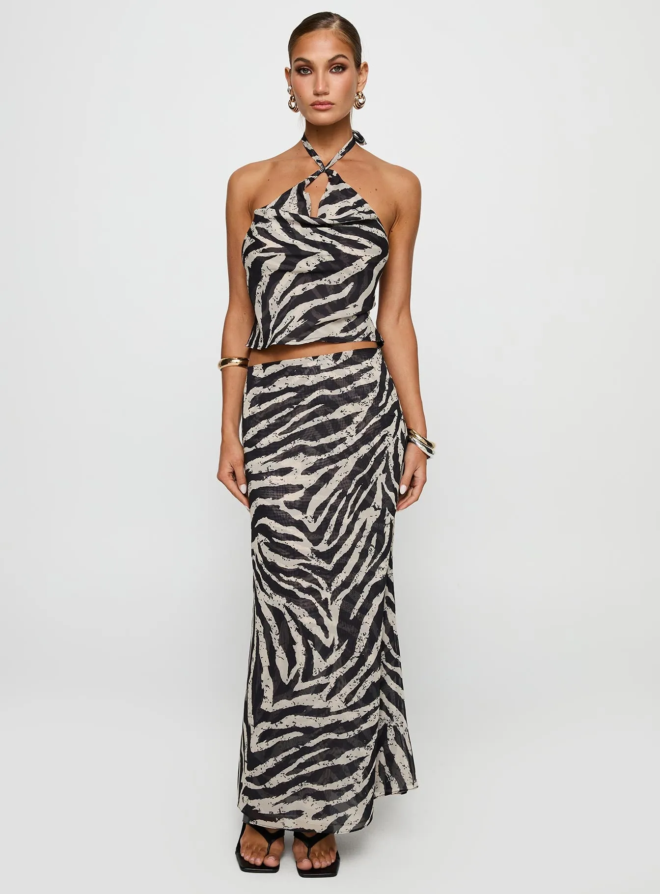 Eleganza Top Zebra sold by Princess Polly product image thumbnail 3