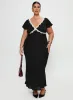 Barbarita Lace Maxi Dress Black Curve sold by Princess Polly
