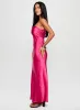 Cyprian Strapless Maxi Dress Hot Pink sold by Princess Polly