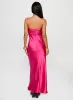 Cyprian Strapless Maxi Dress Hot Pink sold by Princess Polly