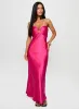 Cyprian Strapless Maxi Dress Hot Pink sold by Princess Polly