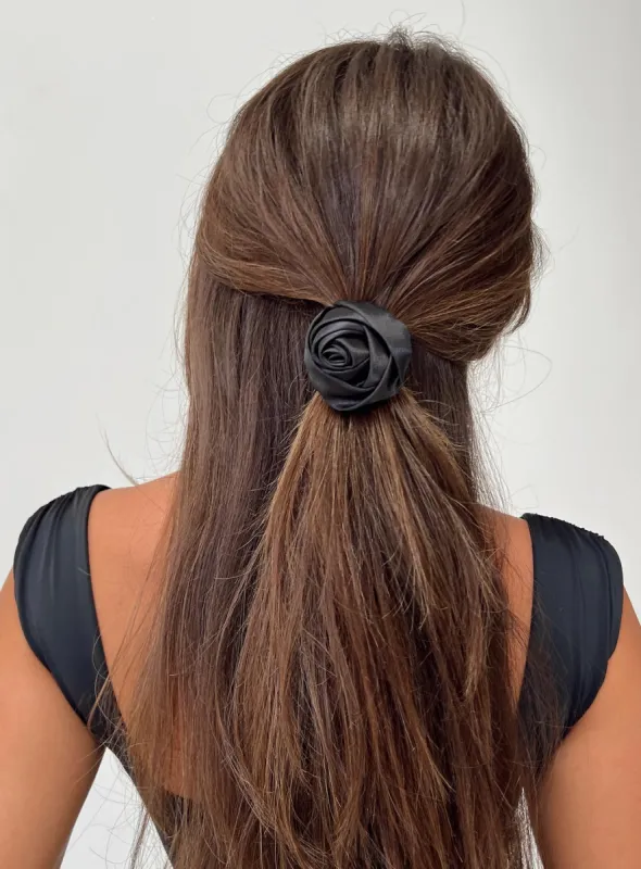 Roseller Scrunchie Black sold by Princess Polly