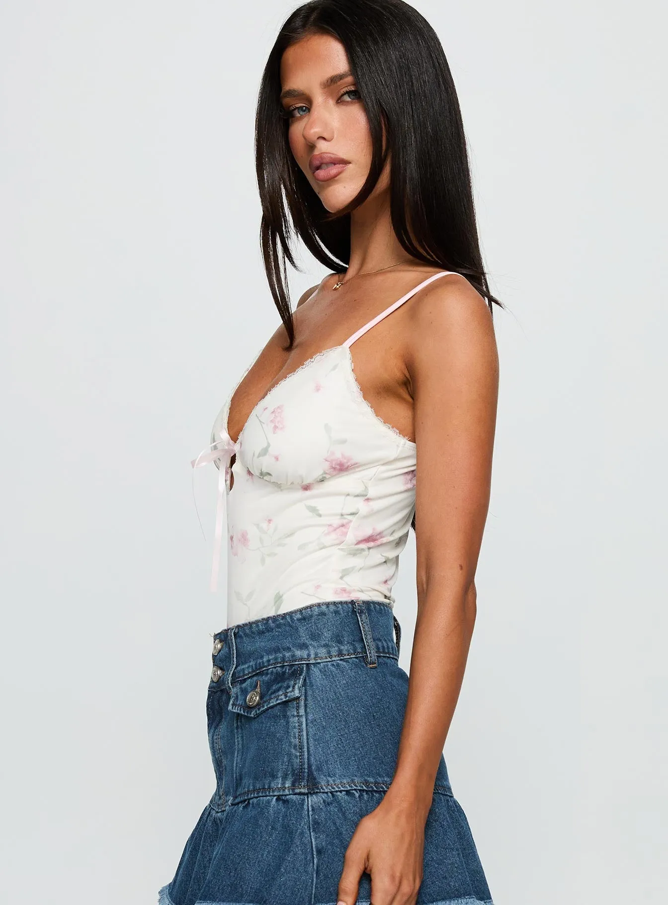 Final Fantasy Bodysuit Multi Floral sold by Princess Polly product image thumbnail 4