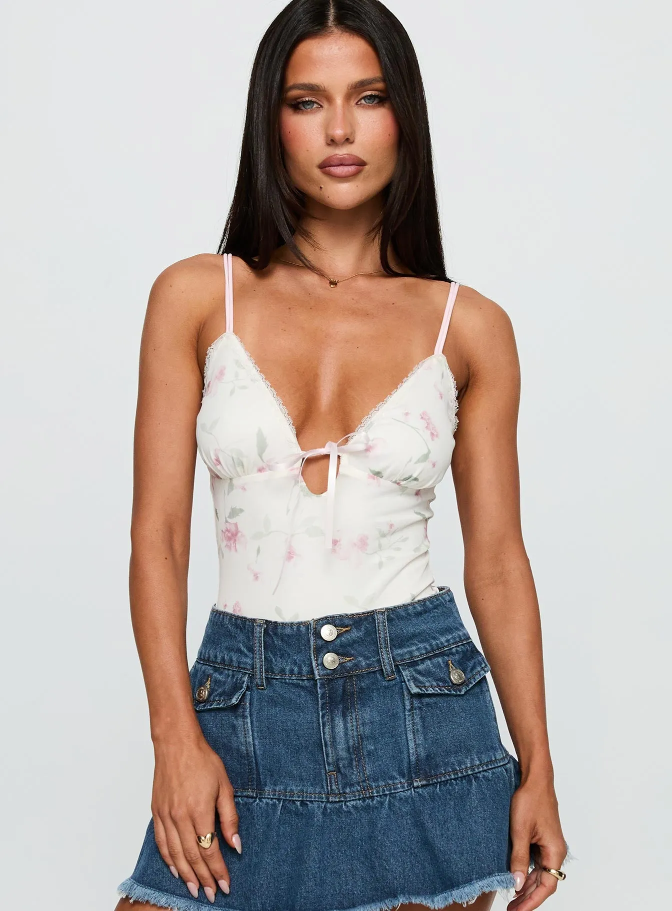 Final Fantasy Bodysuit Multi Floral sold by Princess Polly product image thumbnail 2