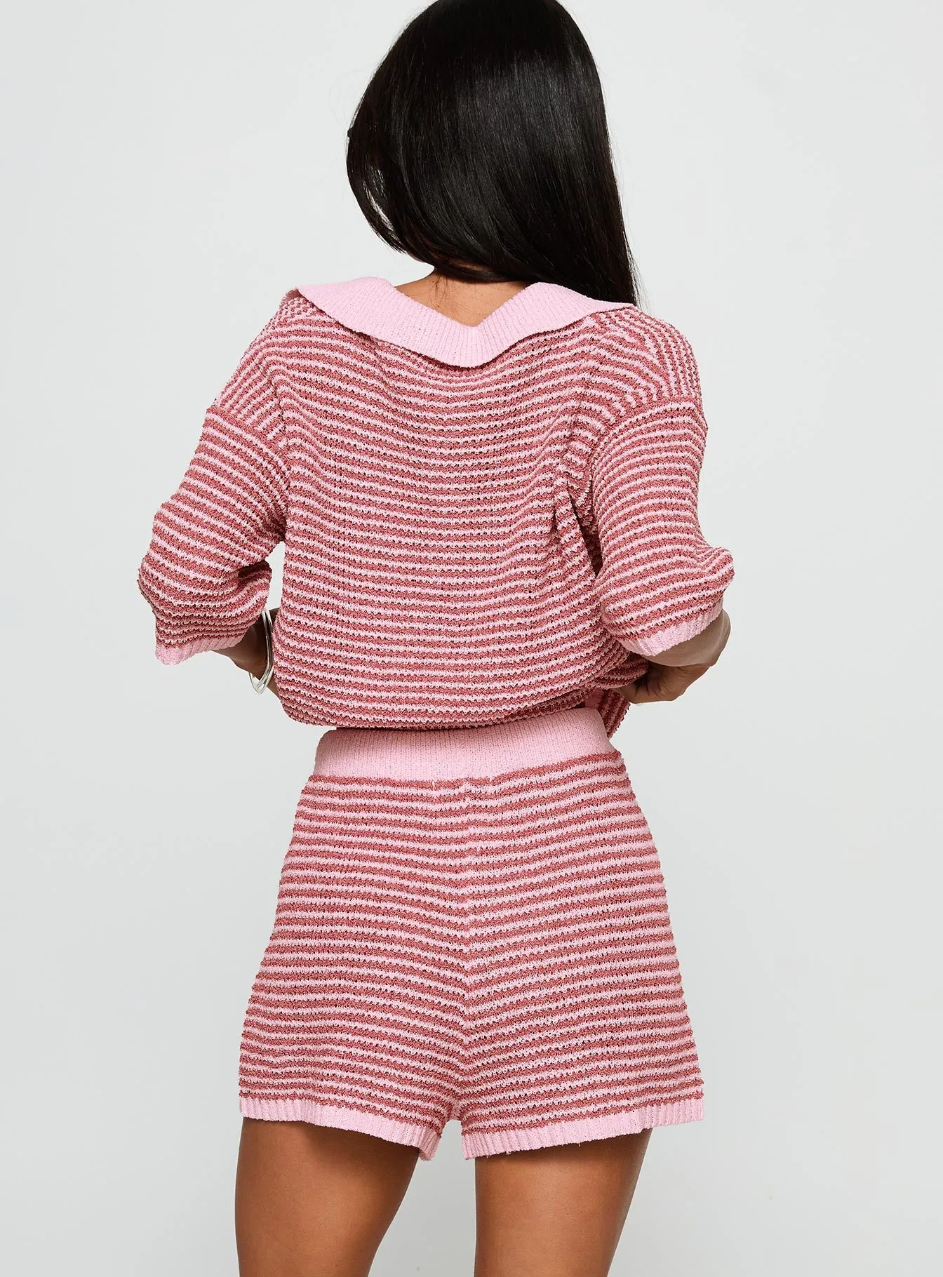 Pacifique Crochet Shorts Pink Multi sold by Princess Polly product image thumbnail 5