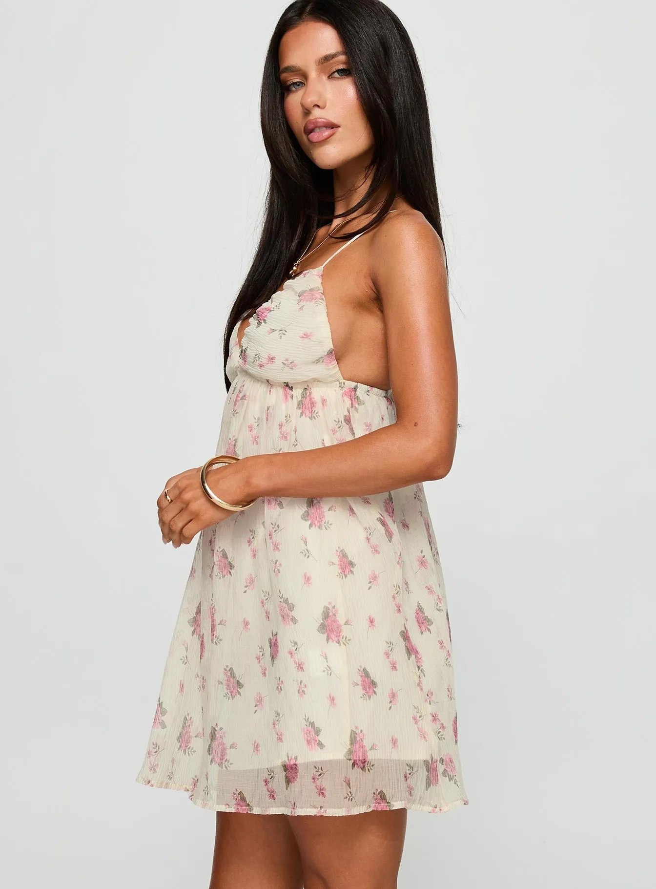 Matea Mini Dress Multi Floral sold by Princess Polly product image thumbnail 3
