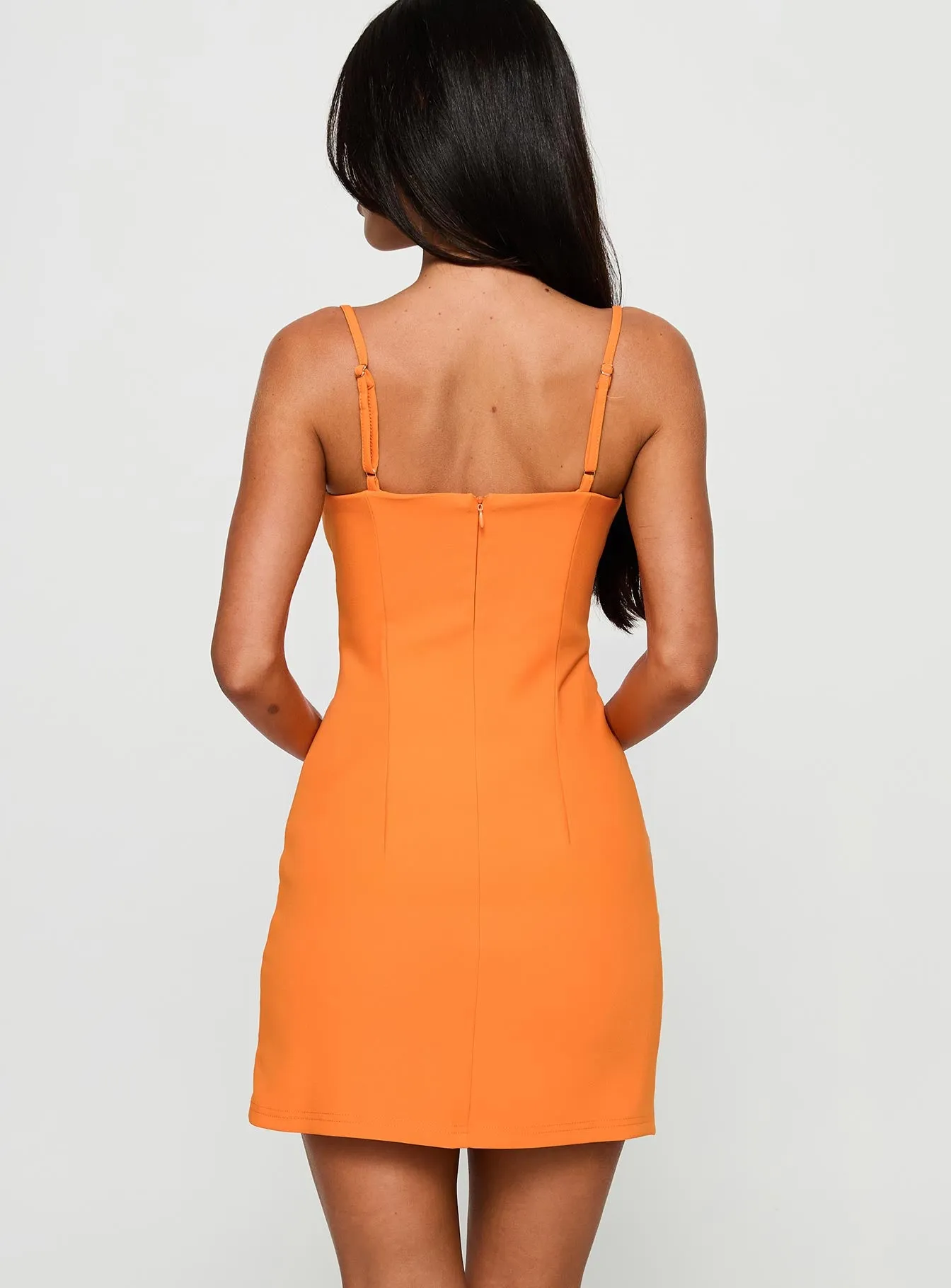 Someone You Love Mini Dress Orange sold by Princess Polly product image thumbnail 4
