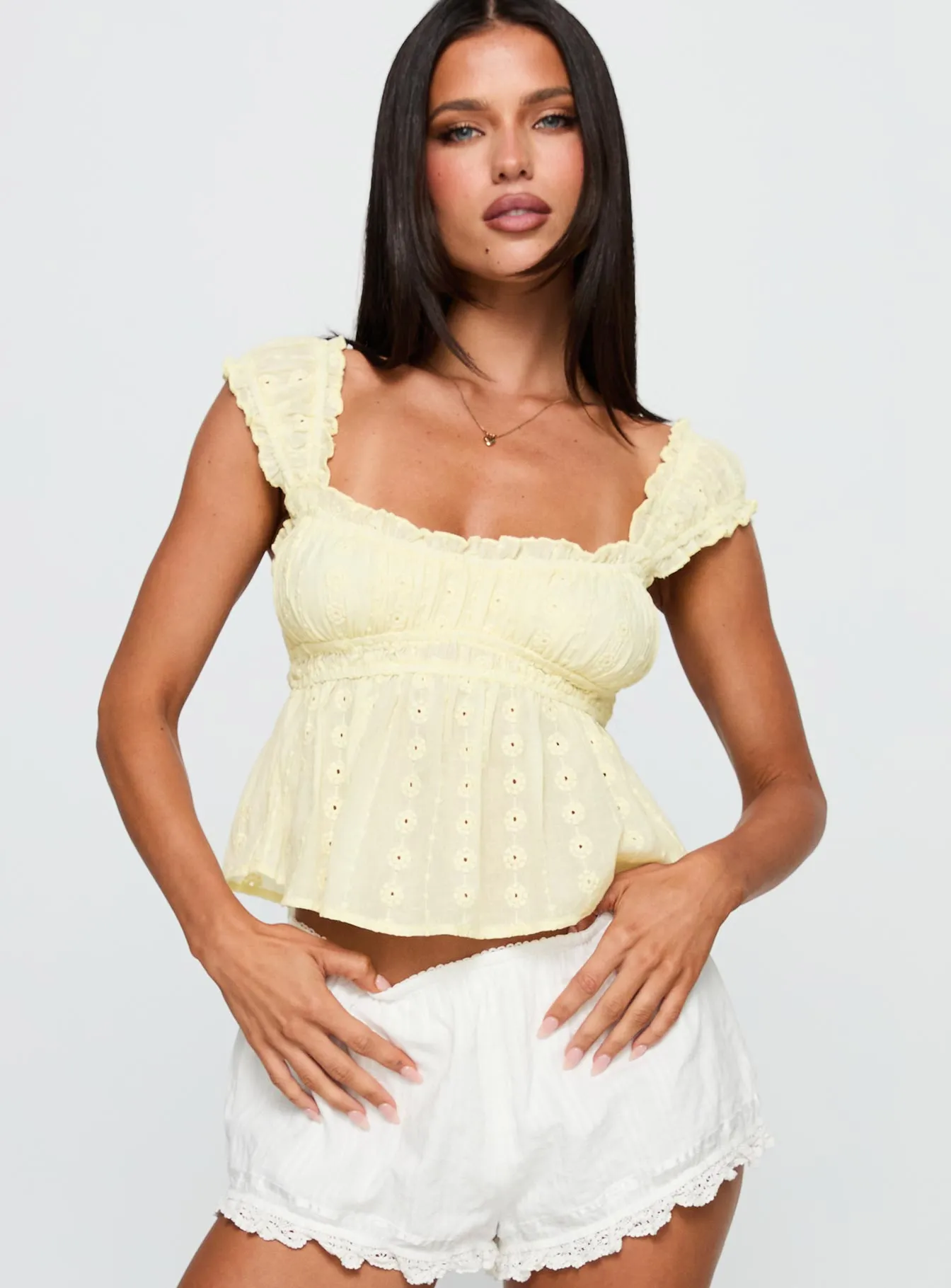 Summerfield Top Lemon sold by Princess Polly product image thumbnail 2