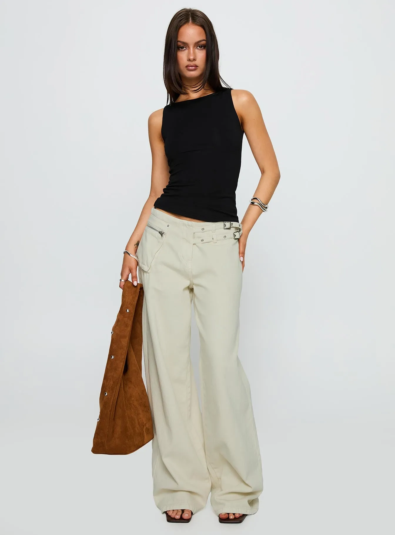 Lose Your Number High Neck Top Black sold by Princess Polly product image thumbnail 3