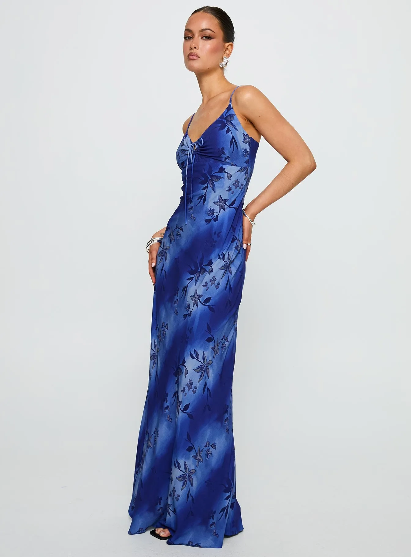 Lauraline Maxi Dress Blue sold by Princess Polly product image thumbnail 4