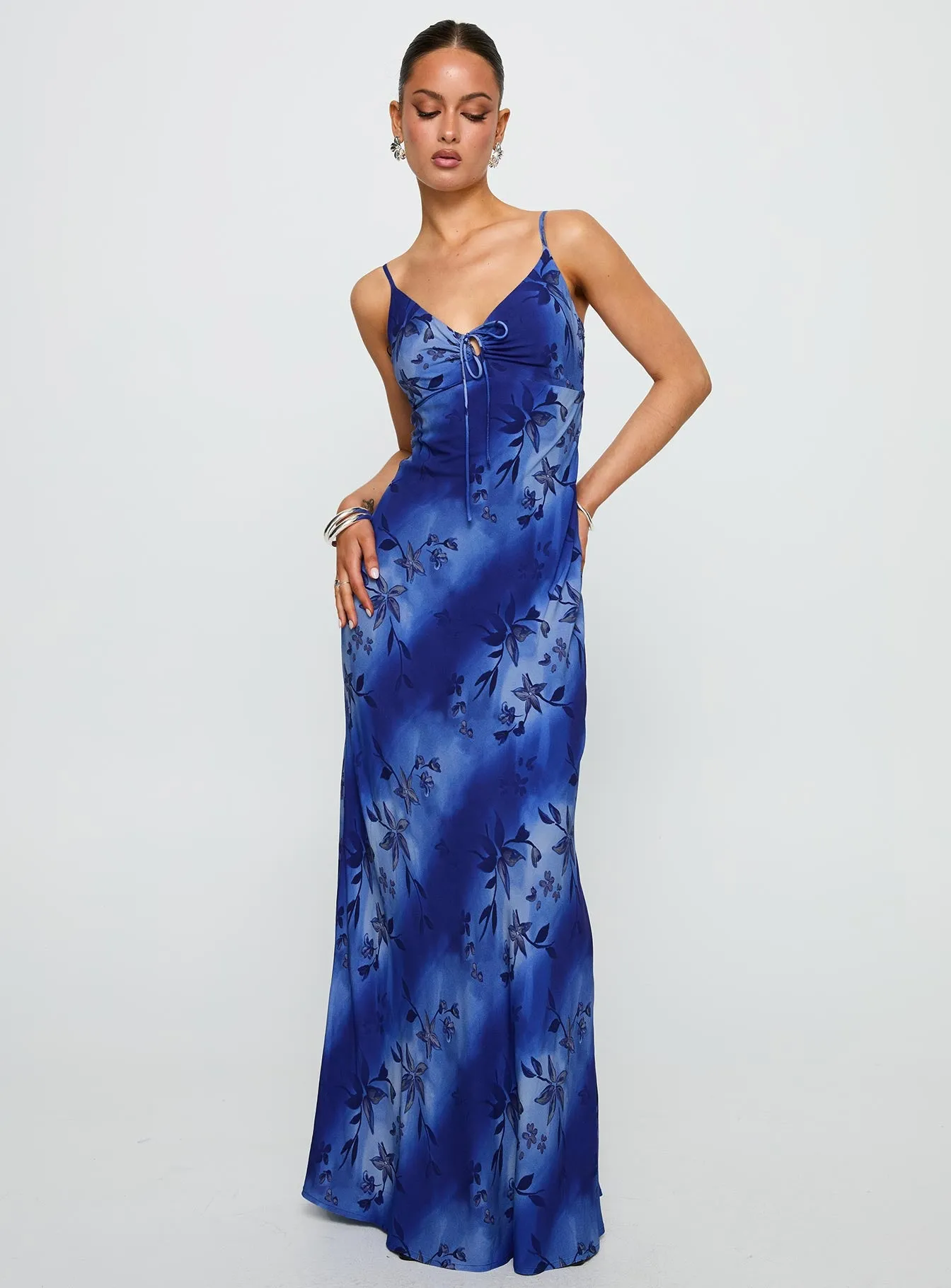 Lauraline Maxi Dress Blue sold by Princess Polly product image thumbnail 3
