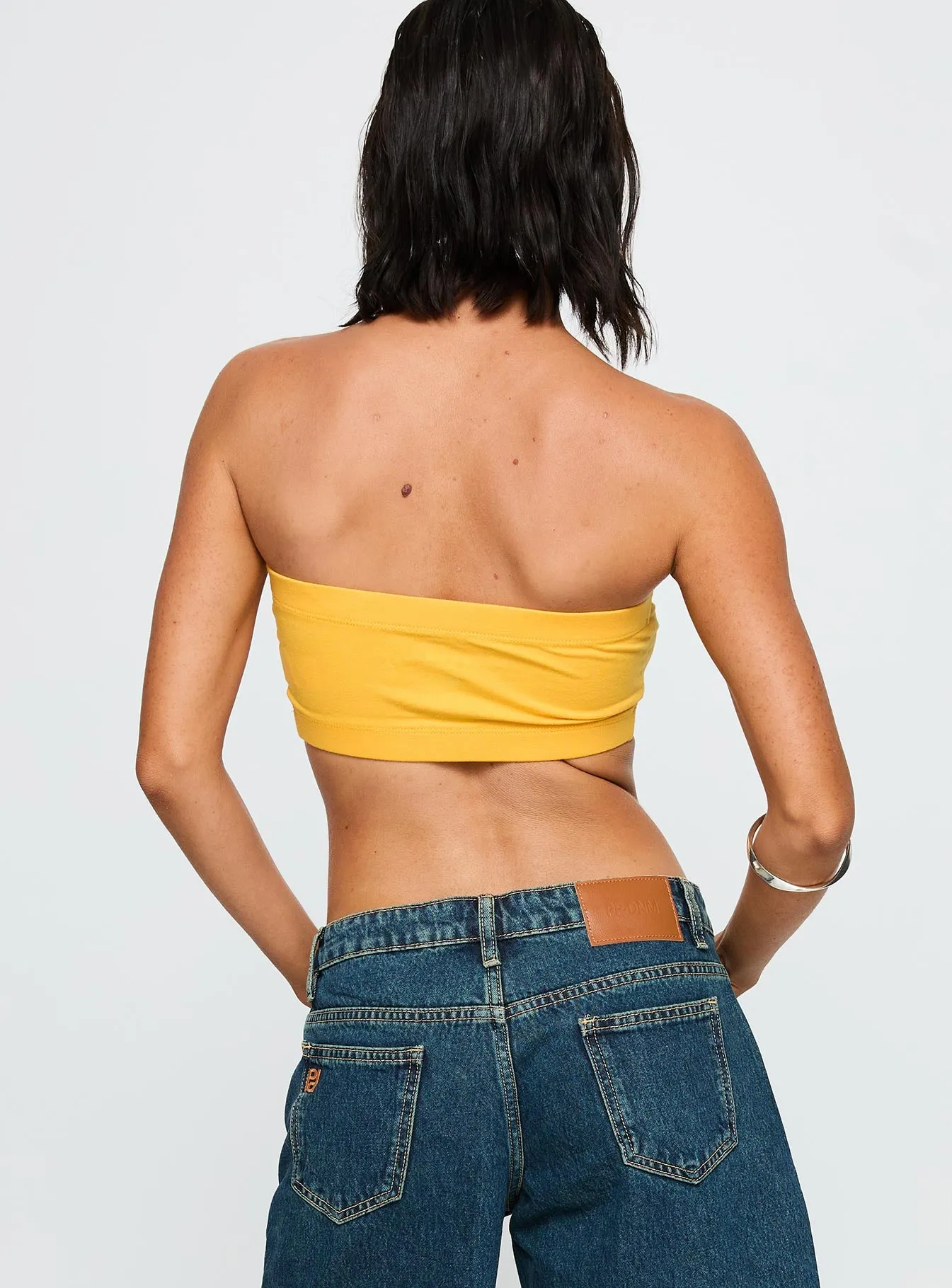 UC Irvine Bandeau Top Gold sold by Princess Polly product image thumbnail 5
