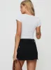 Aster Mini Skirt Black sold by Princess Polly