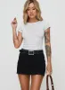 Aster Mini Skirt Black sold by Princess Polly