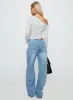 Esperance Mid Rise Barrel Leg Jeans Vintage Blue sold by Princess Polly