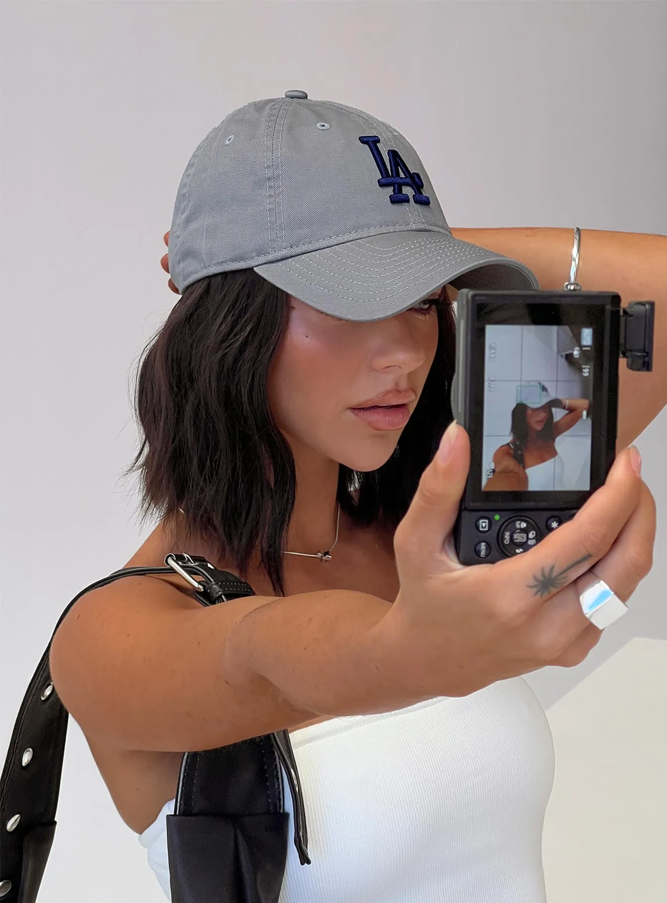 La Dodgers 9Twenty Hat Grey sold by Princess Polly product image thumbnail 5
