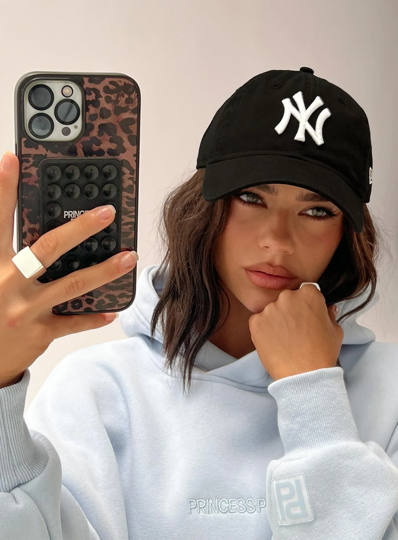 Ny Yankees 9Twenty Hat Black sold by Princess Polly