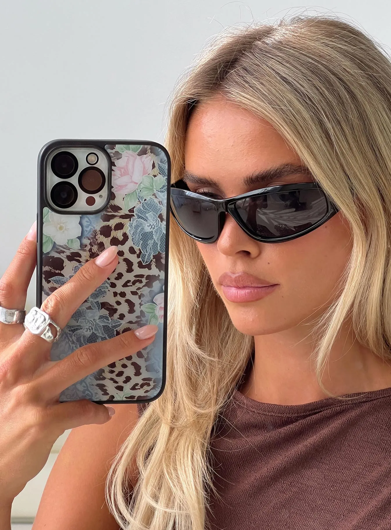 Elayna iPhone Case Leopard Floral sold by Princess Polly