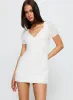 Viella Broiderie Mini Dress White sold by Princess Polly