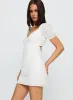 Viella Broiderie Mini Dress White sold by Princess Polly
