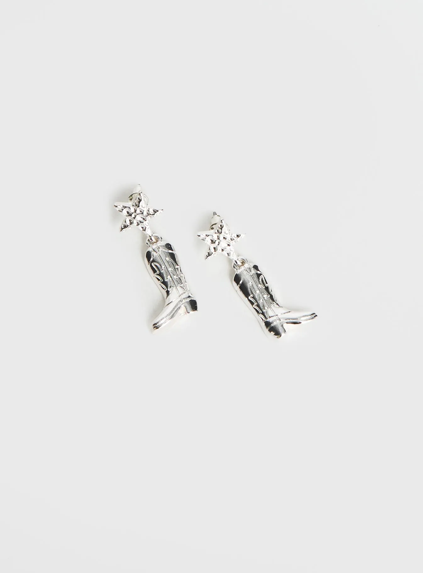 Starstruck Earrings Silver sold by Princess Polly product image thumbnail 3