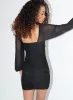 Everley Mini Dress Black sold by Princess Polly