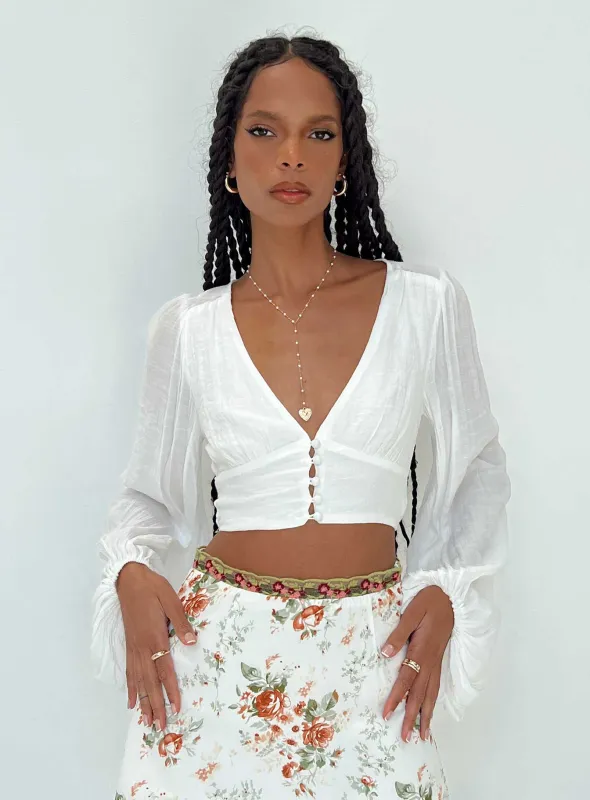 Castlereagh Top White sold by Princess Polly