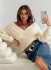 Ruiz Knit Jumper Cream sold by Princess Polly