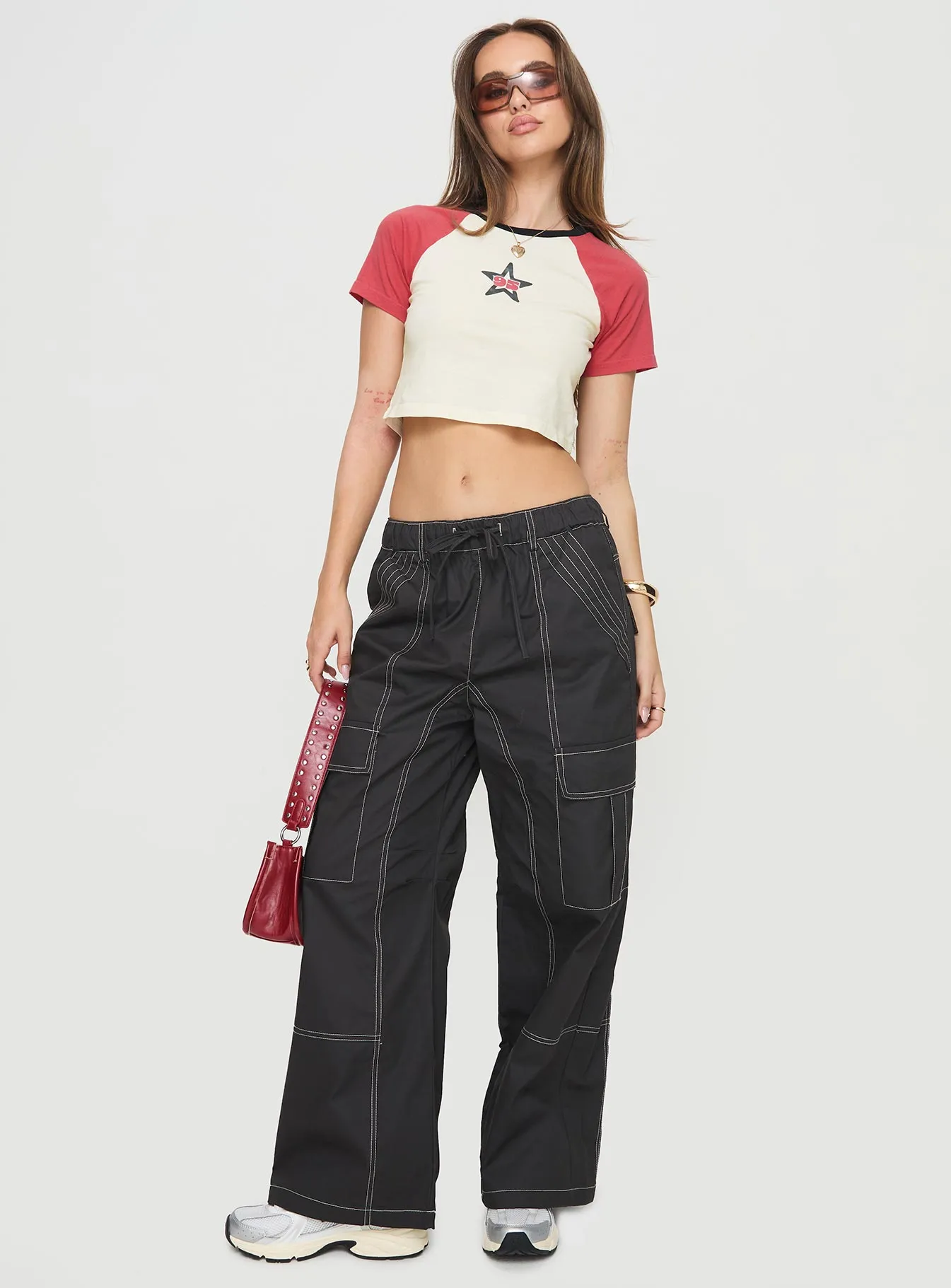 Soria Cargo Pants Black sold by Princess Polly product image thumbnail 3
